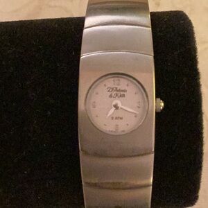 D'Antonio & Klein Silver Wristwatch with White Dial